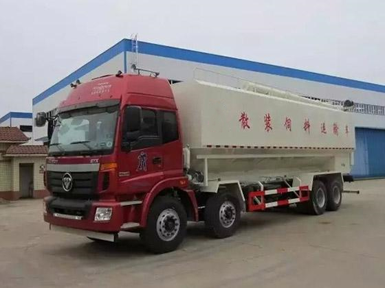 福田歐曼前四后八40方（20噸）電動飼料車